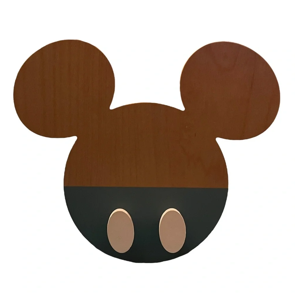 Disney Parks Mickey Mouse Head Hooks Holder
